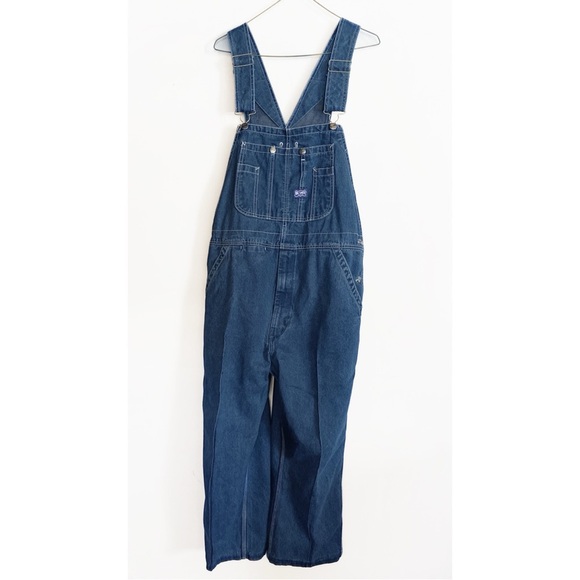 Vtg BIG SMITH Denim Bib Overalls Womens size 10/12 (40 x 25) - Picture 2 of 12